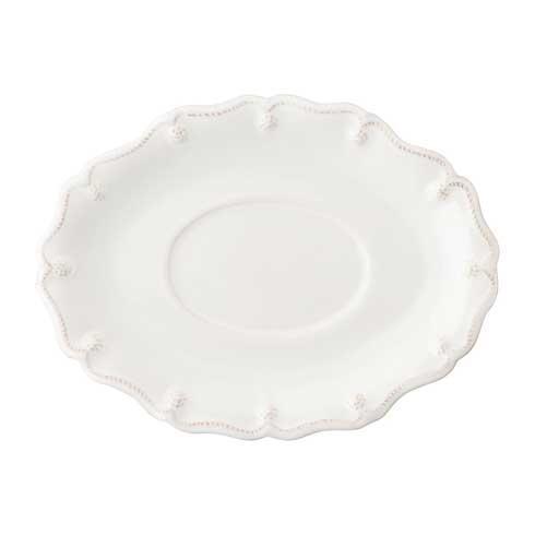 Berry & Thread Sauce Boat & Stand - Whitewash
