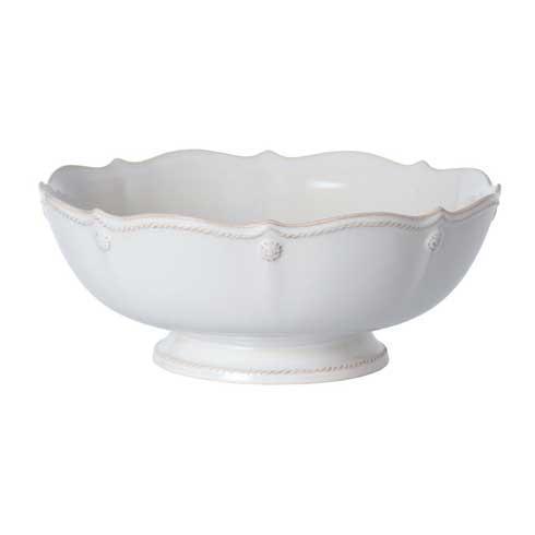 Berry & Thread 11" Footed Fruit Bowl - Whitewash