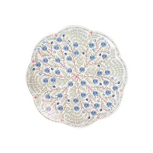 Villa Seville Scalloped Salad/Dessert Plate - Chambray