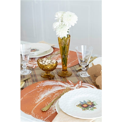 Die Cut Pumpkin Placemat