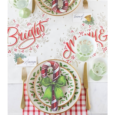 Red Painted Check Placemats
