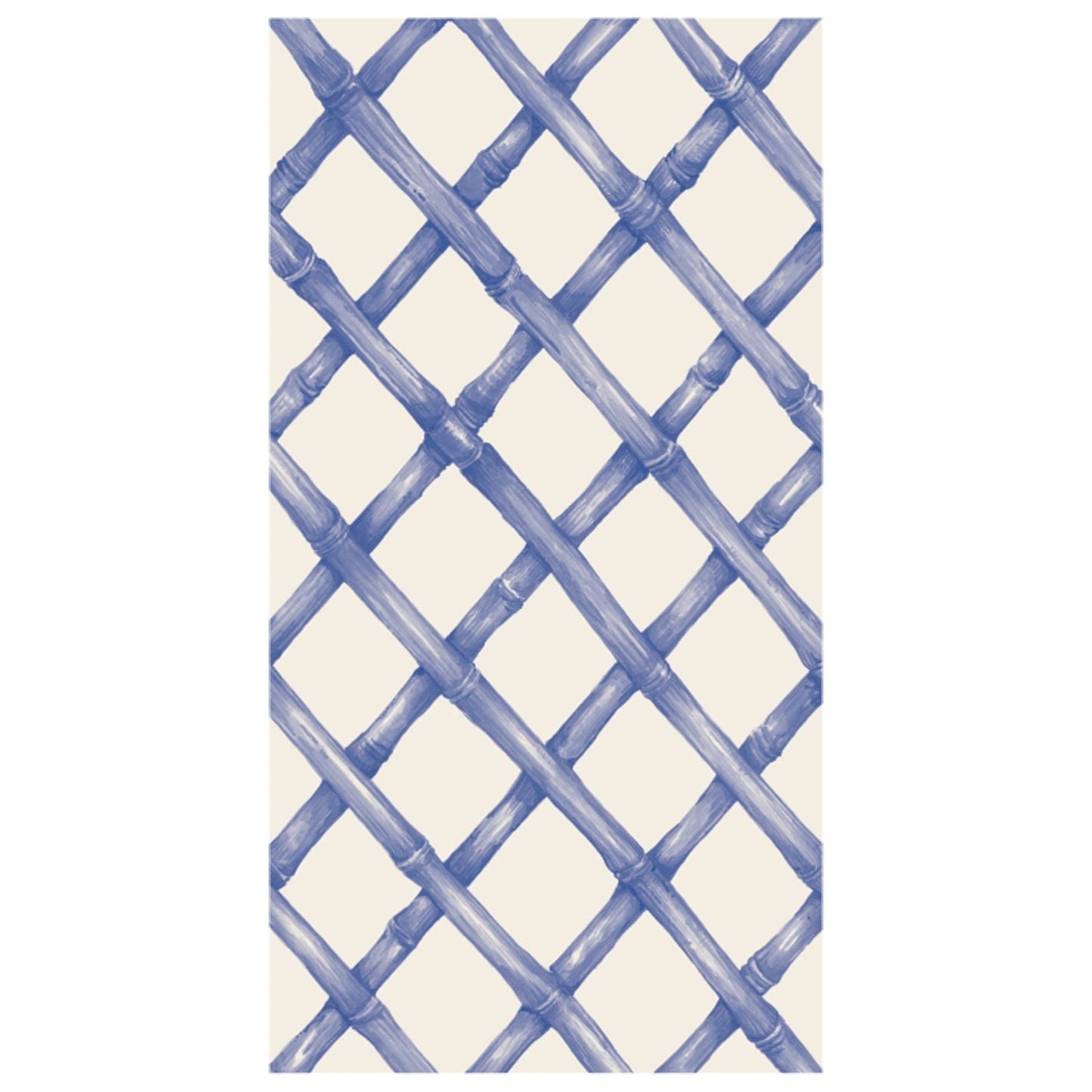 Blue Lattice Guest Napkin