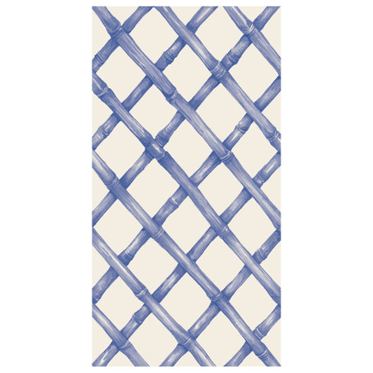 Blue Lattice Guest Napkin