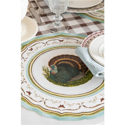 Die Cut Heritage Turkey China Placemat