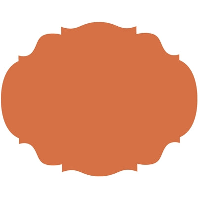Die Cut Orange French Frame Placemat