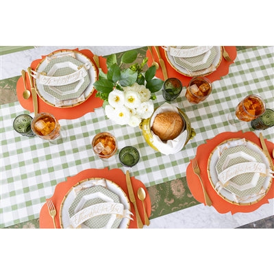 Die Cut Orange French Frame Placemat