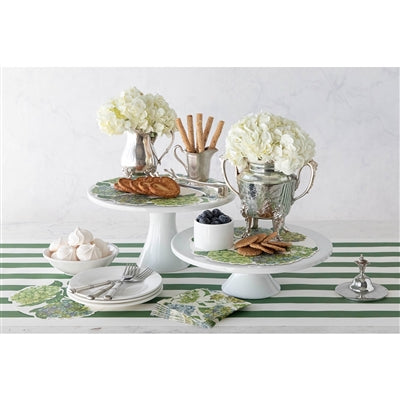 Dark Green Classic Stripe Runner