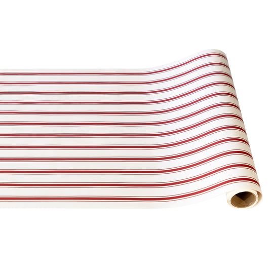 Blue Linen Stripe Runner