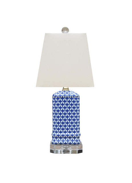 Blue Fishscale Lamp
