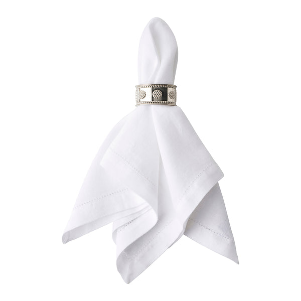 Berry & Thread Napkin Ring - Silver