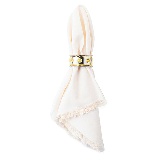 Berry & Thread Napkin Ring - Silver/Gold