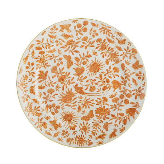 Sacred Bird & Butterfly Dessert Plate