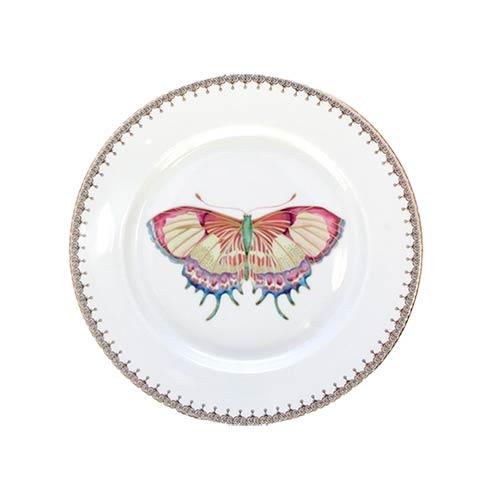Golden Tear Drop Butterfly Dessert Plate
