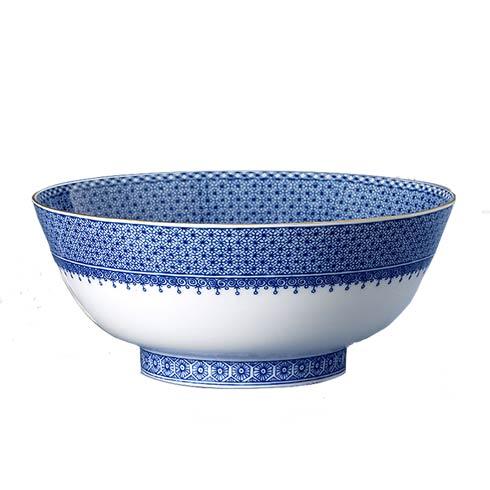 Blue Lace Round Bowl