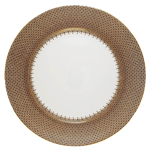 Brown Lace Service Plate