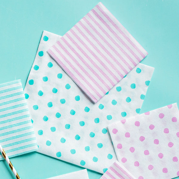 Papersoft Napkins Capri Pink Cocktail Napkins
