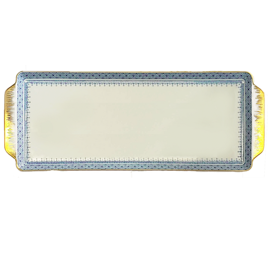 Cornflower Lace Sandwich Tray