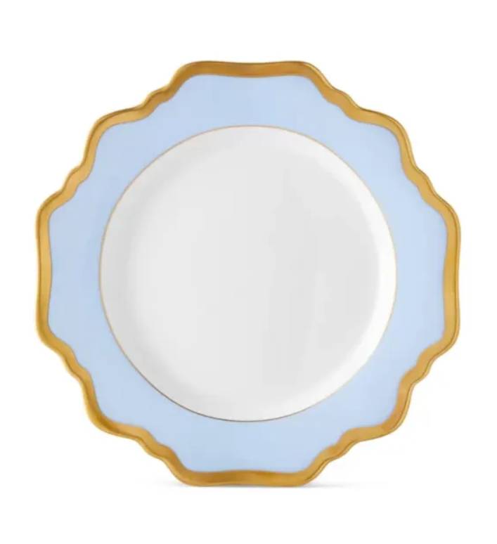 Anna's Palette Dessert Plate - Sky Blue