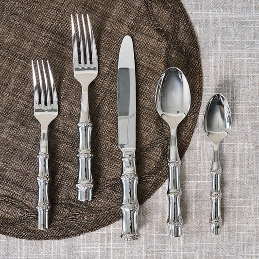 Bamboo 5pc Place Setting - Polished