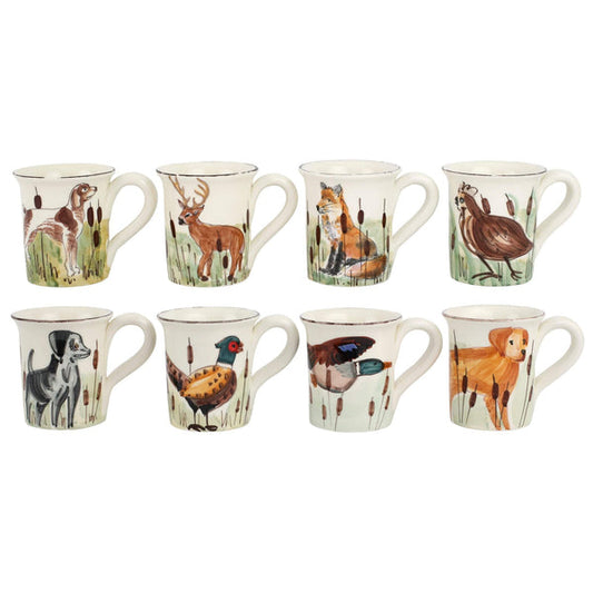 Wildlife Assorted Mugs - Set/8