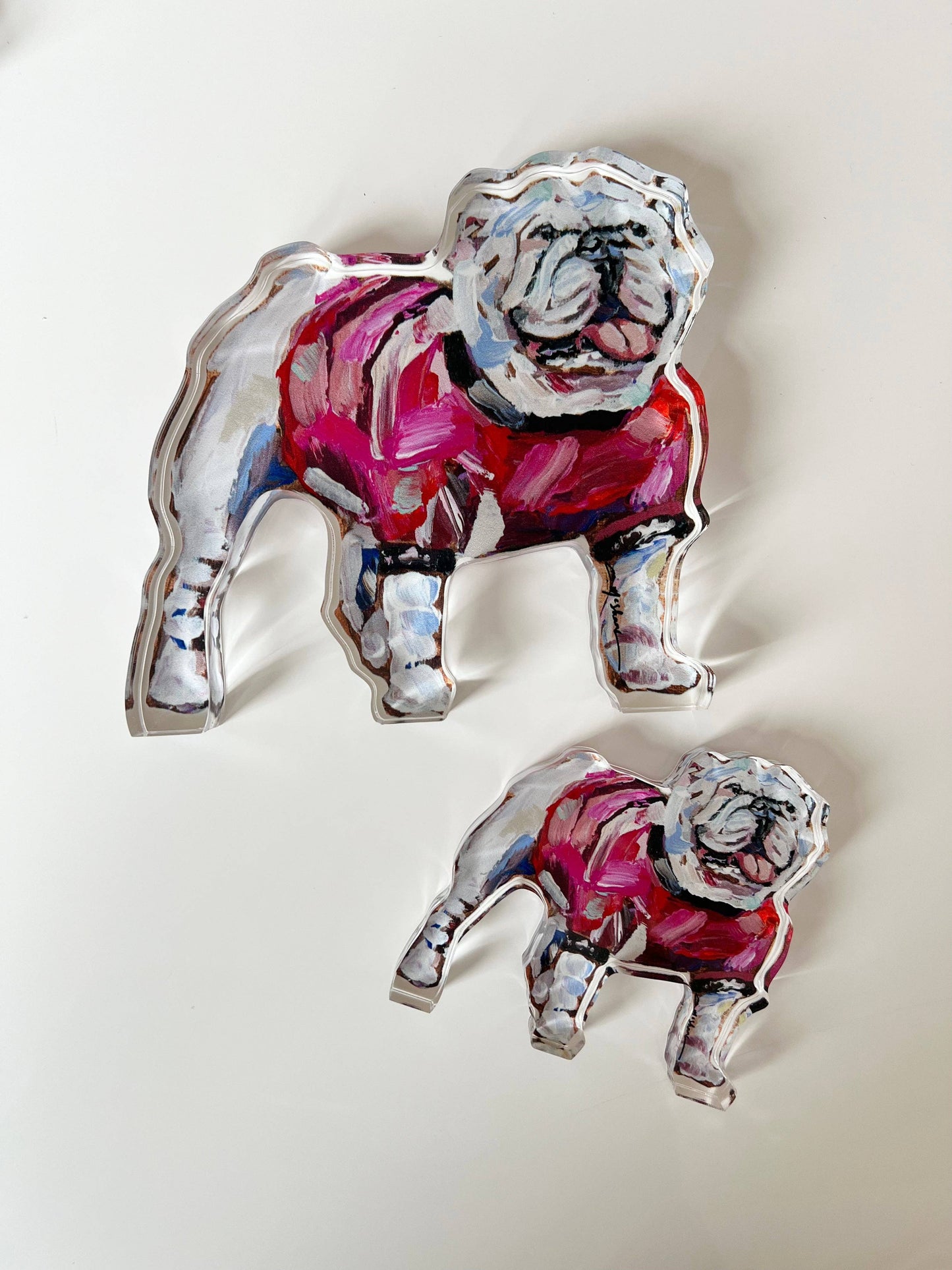 Georgia Bulldog Acrylic - Small