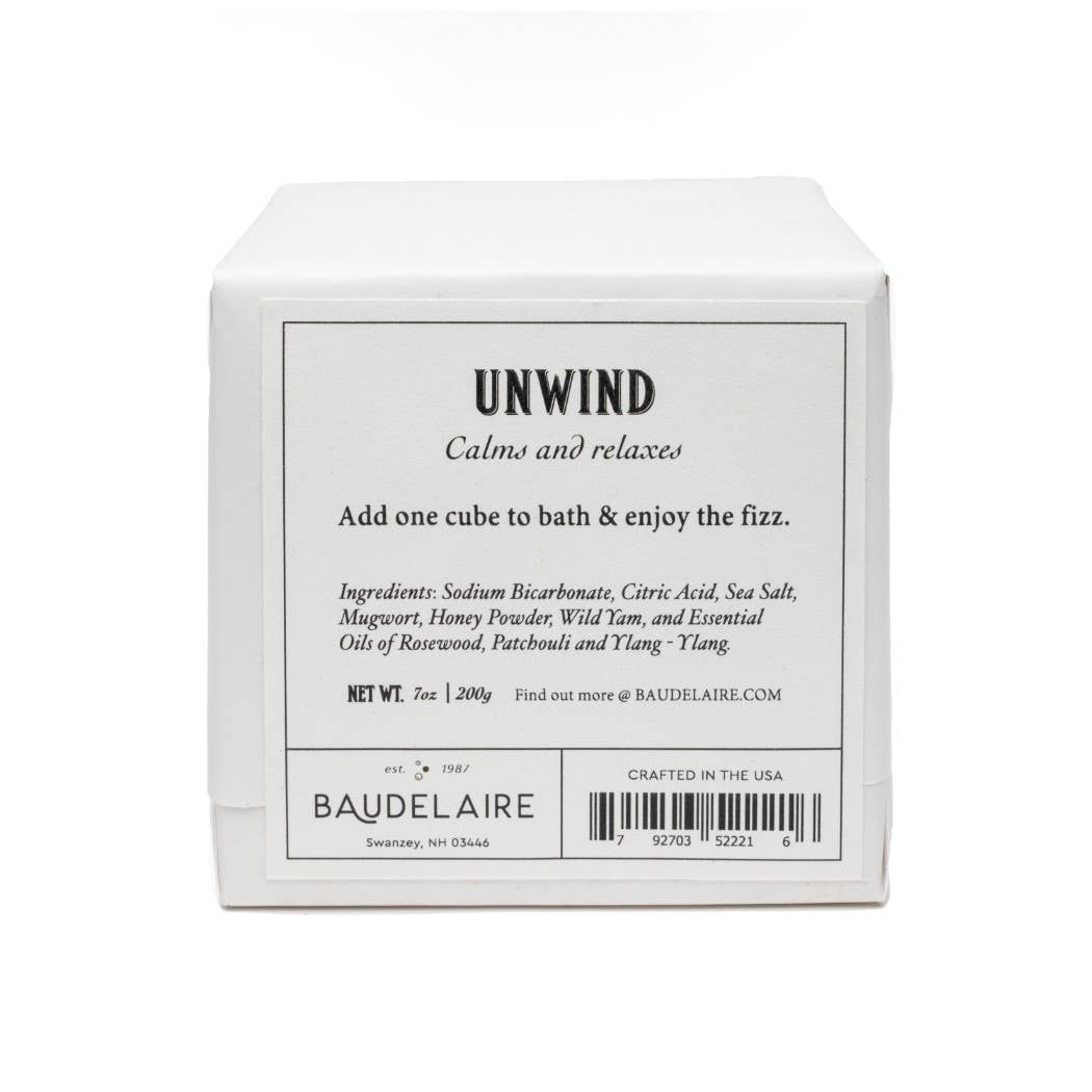 Unwind Effervescent Cube - 7oz