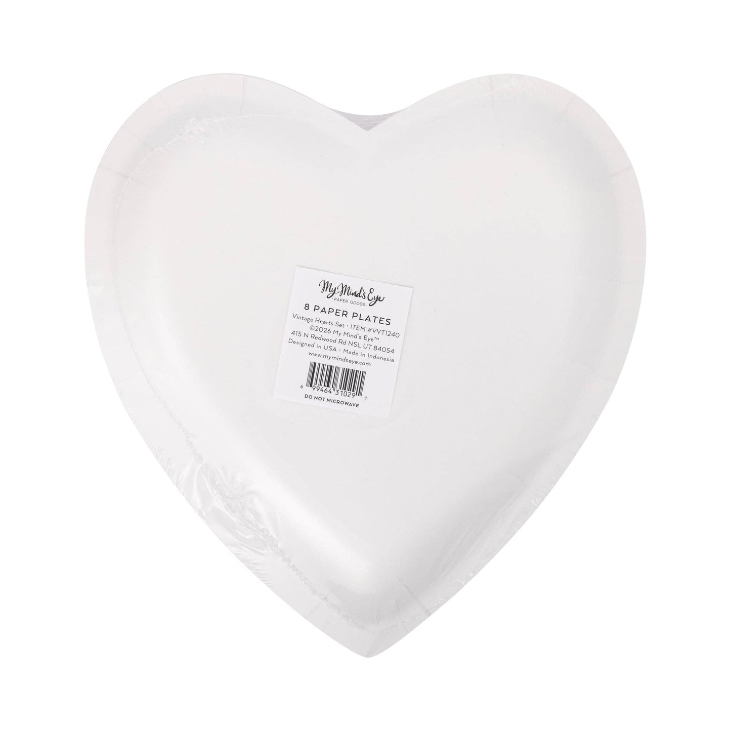 Vintage Heart Shaped Plate Set