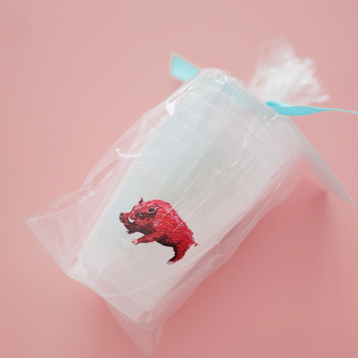 Red Hog Frosted Cups - Set/6