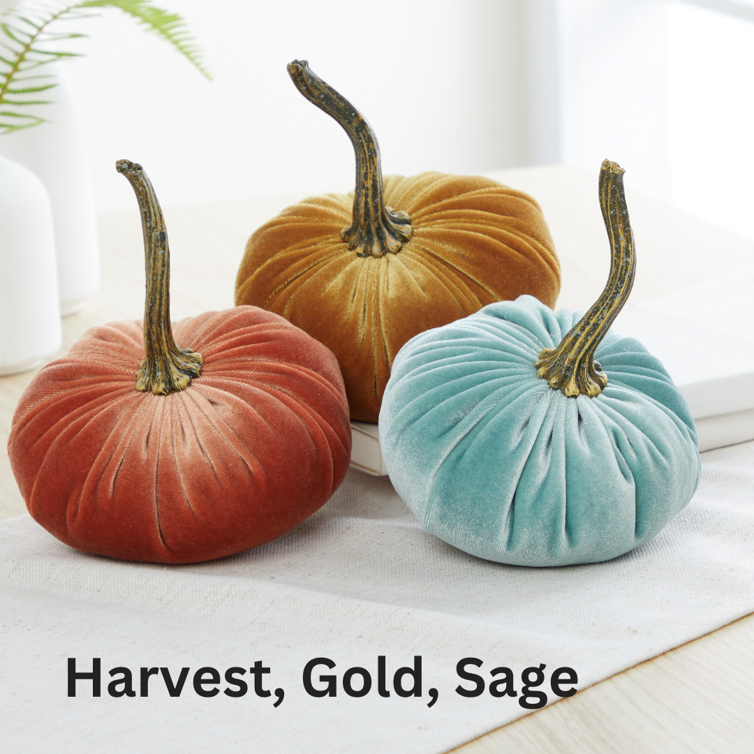 Pumpkin Small Velvet - Tangerine