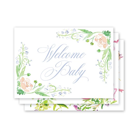 Floral Crest Milestone Cards - Set/15