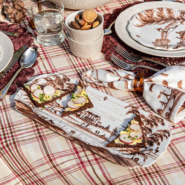 Country Estate 15" Hostess Tray - Harvest