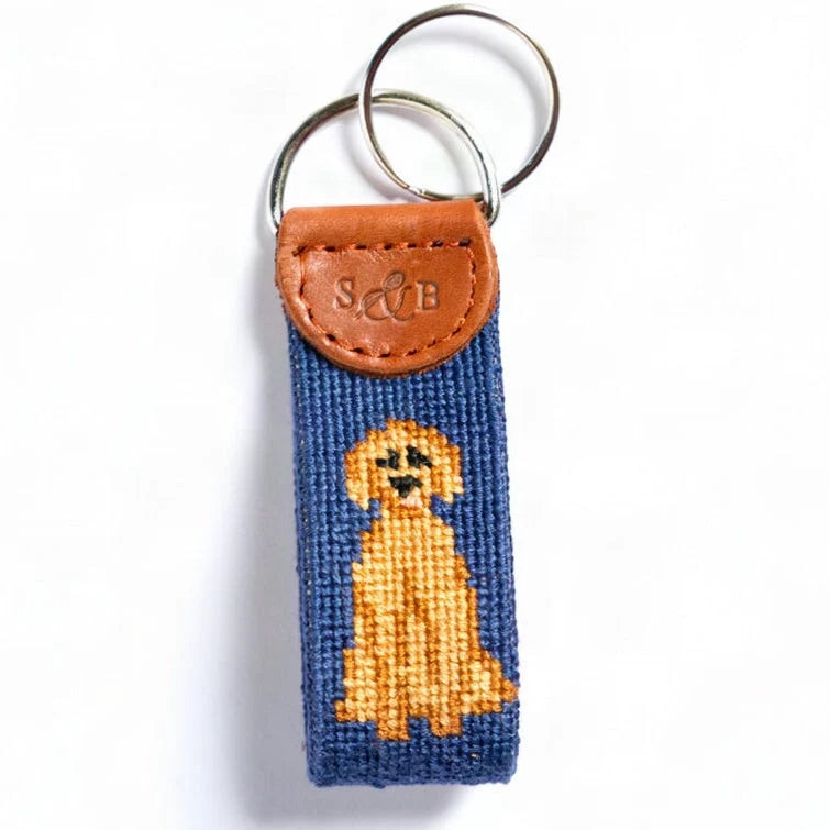 Constant Companion Needlepoint Key Fob