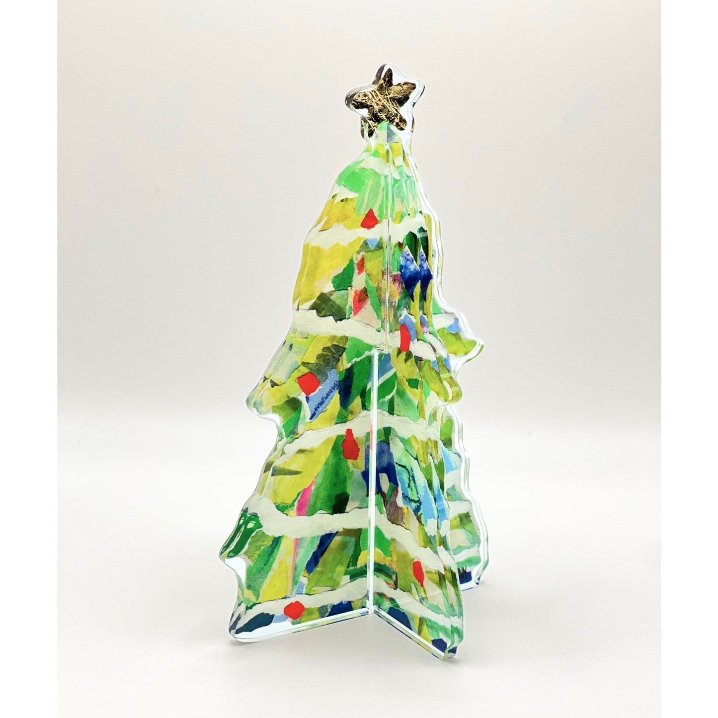 3-D Adorned Christmas Tree Collection - Set/3