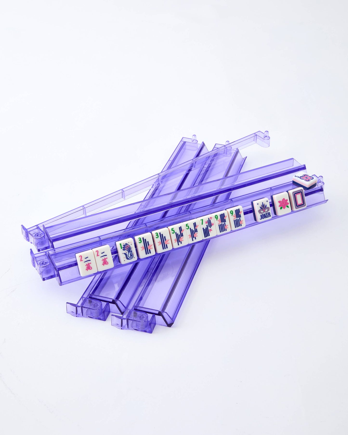 Lilac Acrylic Rack and Pusher Set