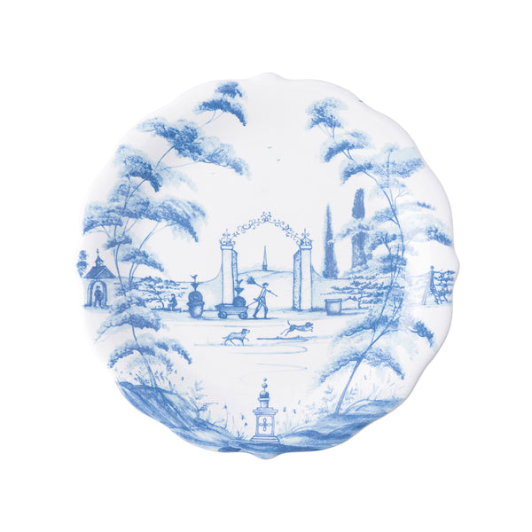 Country Estate Party Plate Assorted Set/4 - Delft Blue