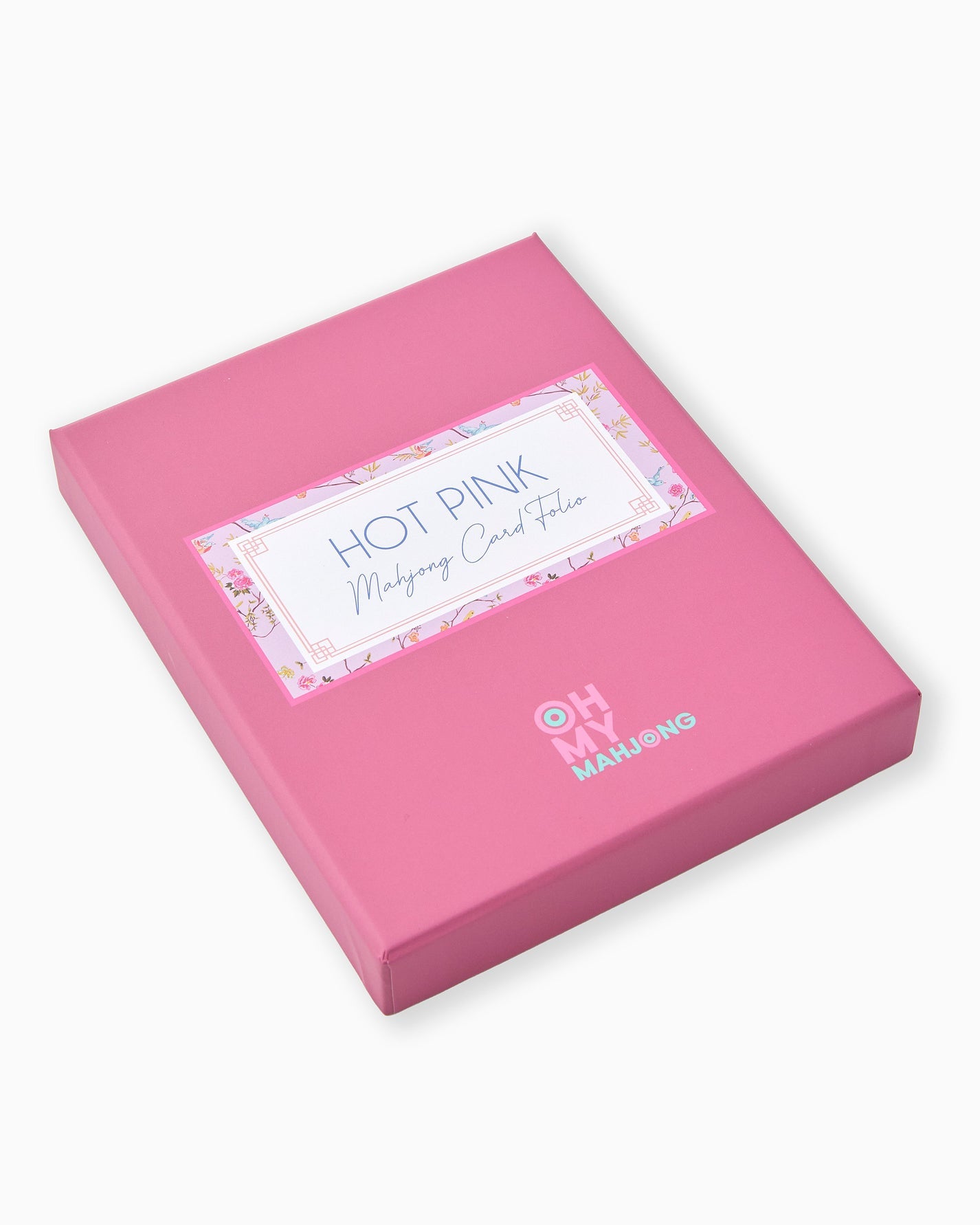 Hot Pink Mahjong Card Folio