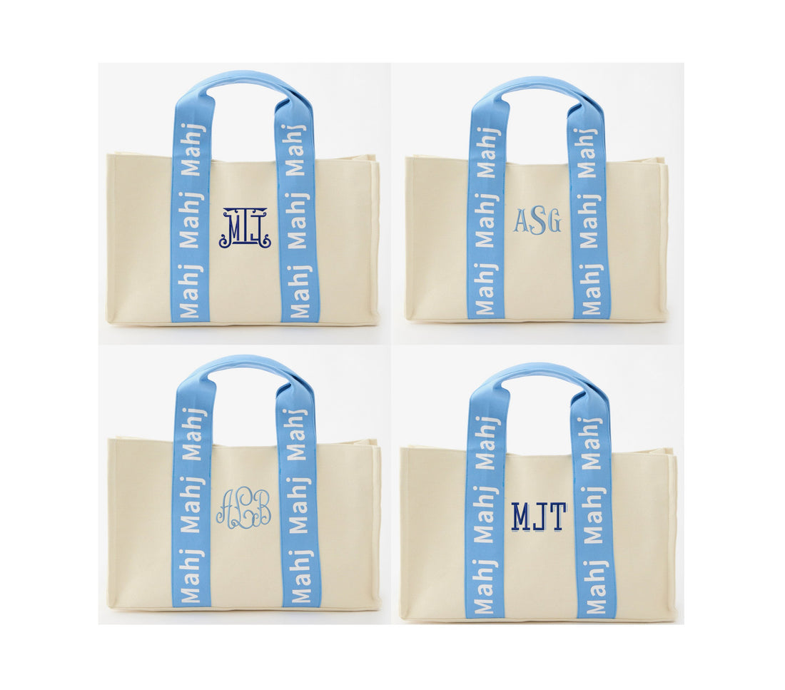 Mahj It All Bag - Light Blue
