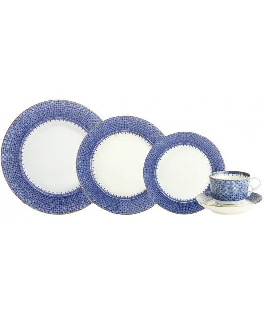 Blue Lace Dinner Plate