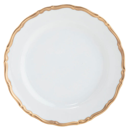 Birmingham Gold Bread & Butter Plate - Ultra White (No Monogram)