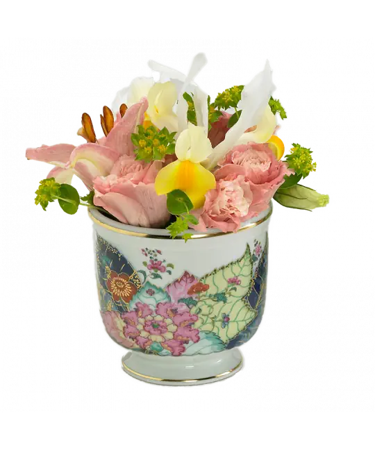 Tobacco Leaf Small Cachepot