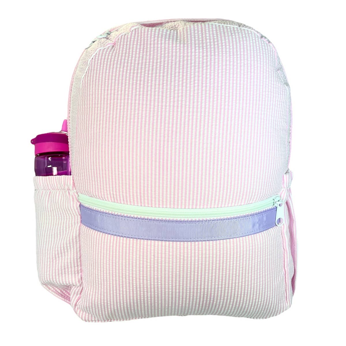 Princess Seersucker Medium Backpack w/ Pocket