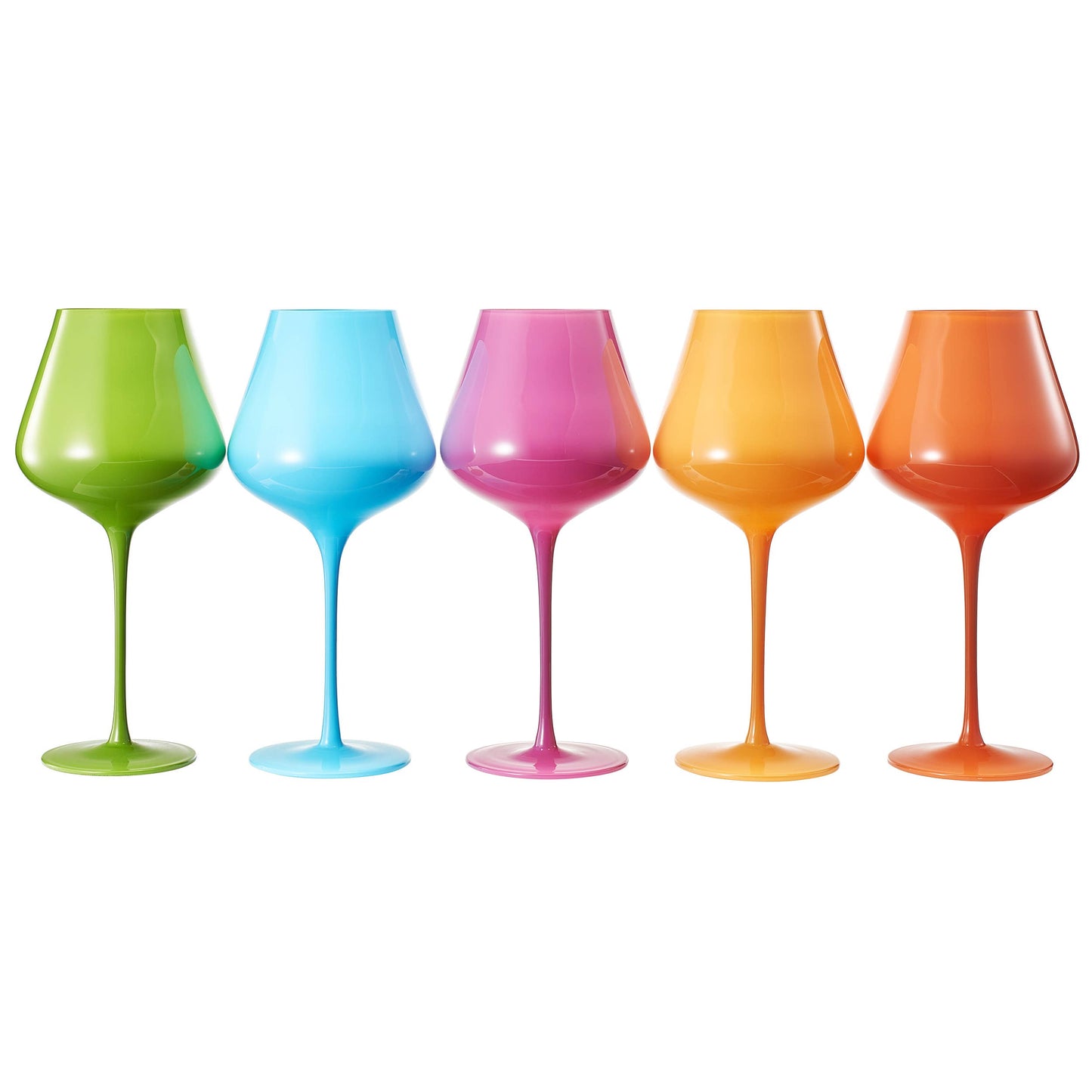 Colors of South Beach - Wine Glasses Set/5