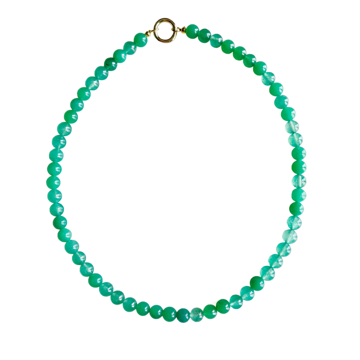 Mini Gumball Necklace: Hot Pink Howlite