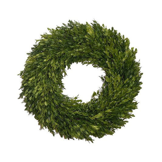 Boxwood Wreath - Round, 18"