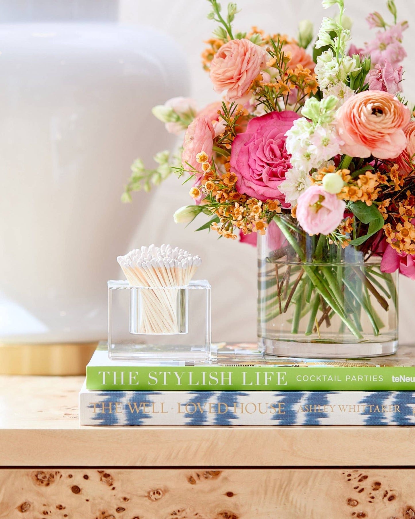 Square Match Striker - White Matches