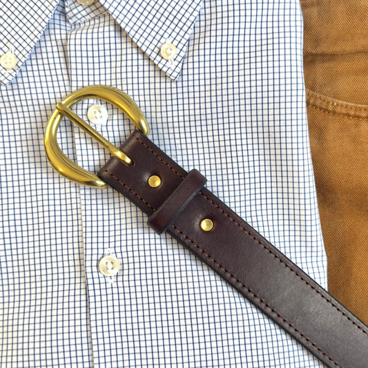 Brisket Supply Belt 1.25" Dark Brown