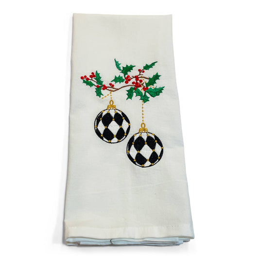 Harlequin Ornaments Towel