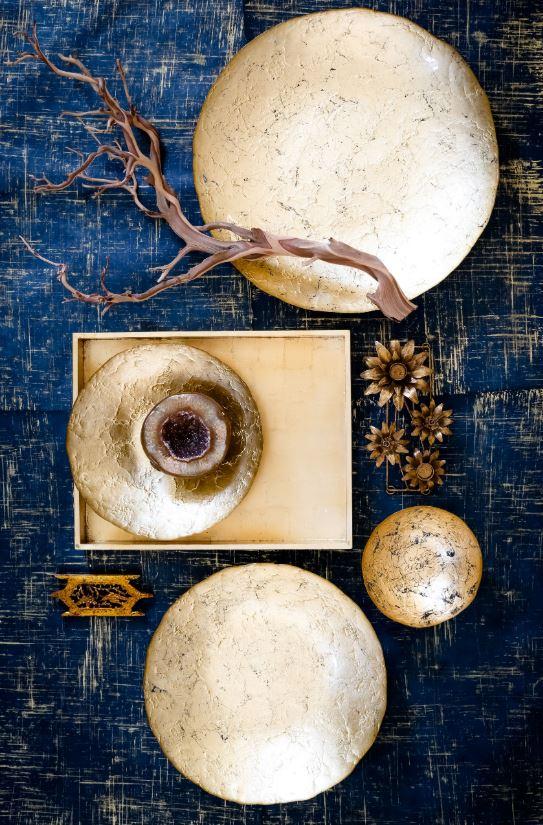 Moon Glass Centerpiece