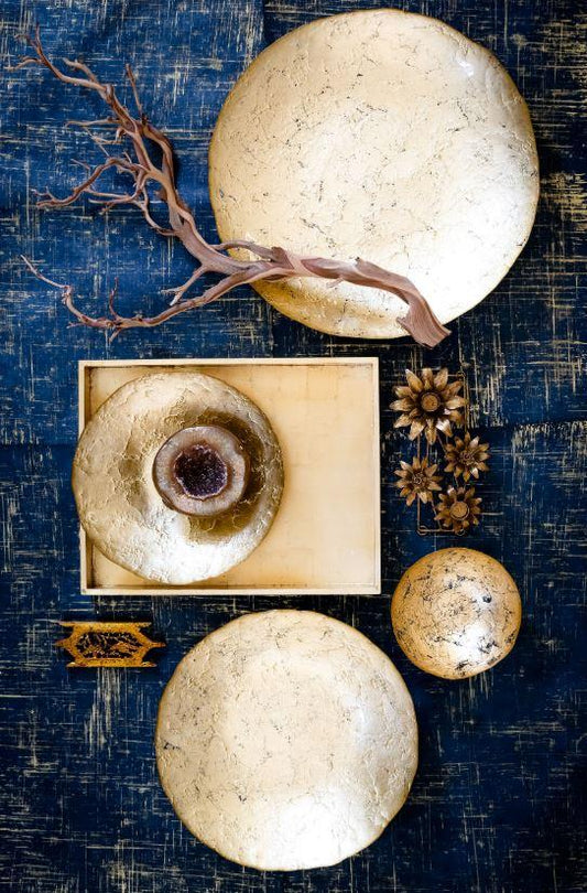 Moon Glass Centerpiece