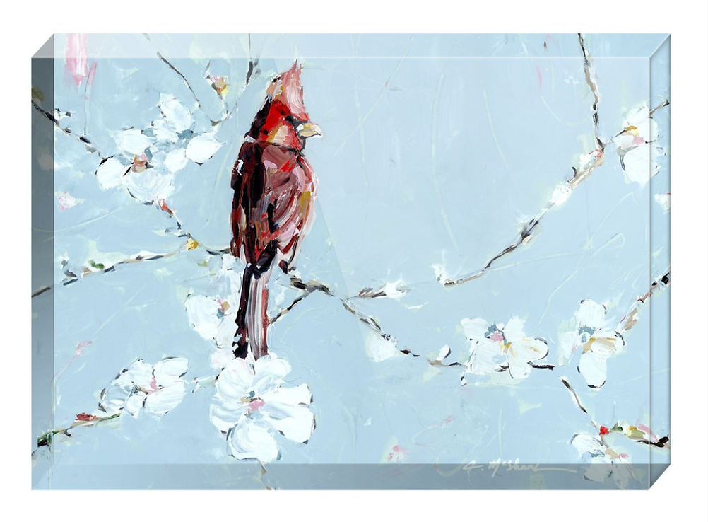 "Always With You" Cardinal Acrylic Shelfie